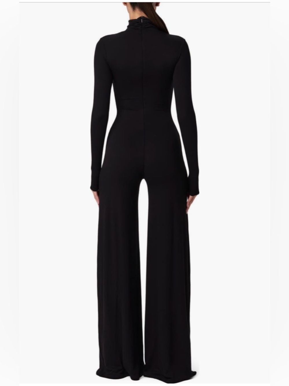 Naked Wardrobe Sculpt Turtleneck Wide Leg Jumpsuit - Picture 2 of 5